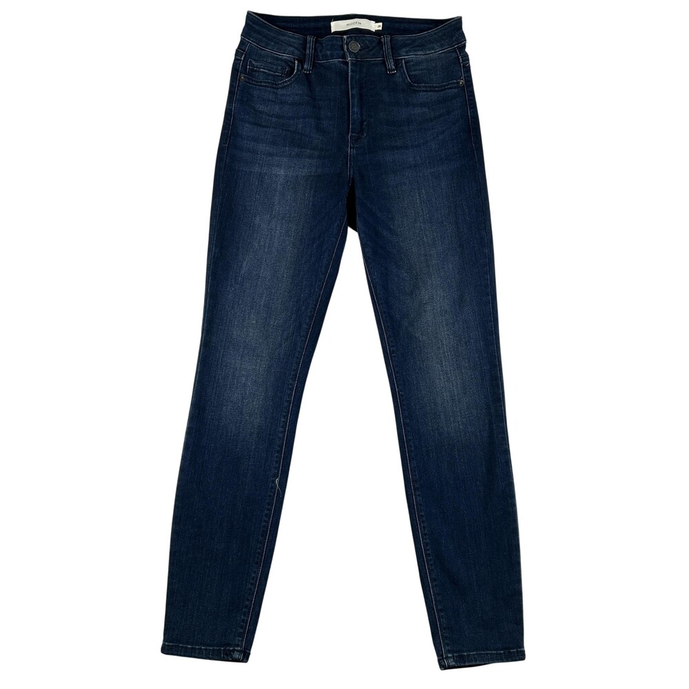 Hidden Jeans Womens 28 Dark Wash Blue Mid Rise Skinny Stretch Denim